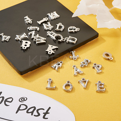 Alloy Rhinestone Charms ALRI-T008-01P-1