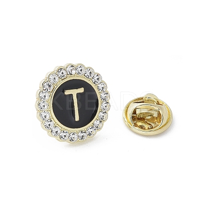 Letter Enamel Pins JEWB-S042-03T-G-1