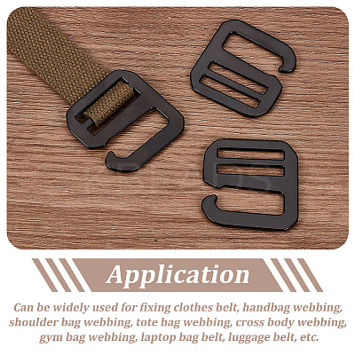 Zinc Alloy Slider Buckles FIND-WH0002-85B-1