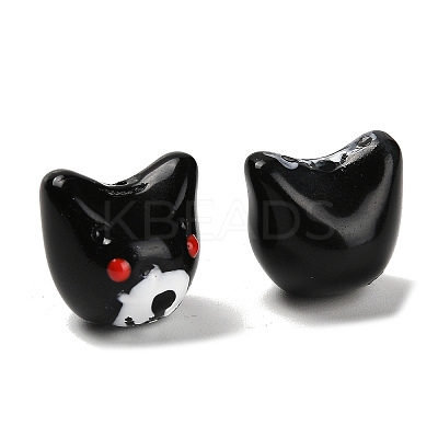 Baking Paint Glass Beads LAMP-I028-02-1