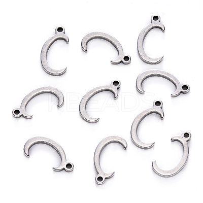 Tarnish Resistant 201 Stainless Steel Charms STAS-R105-C-1