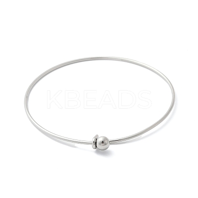304 Stainless Steel Bangles for Women BJEW-C088-02P-1