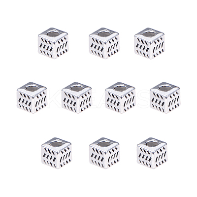 Tibetan Silver Alloy Spacer Beads TIBE-PH0004-88-1