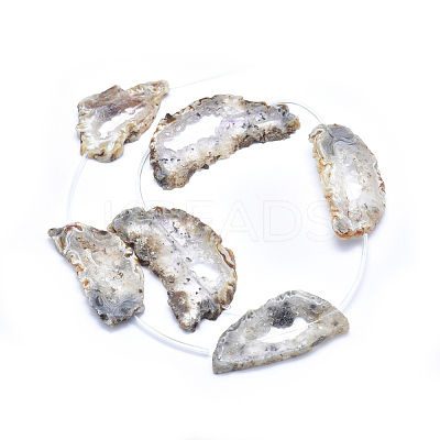 Natural Agate Beads Strands G-I213-15-1