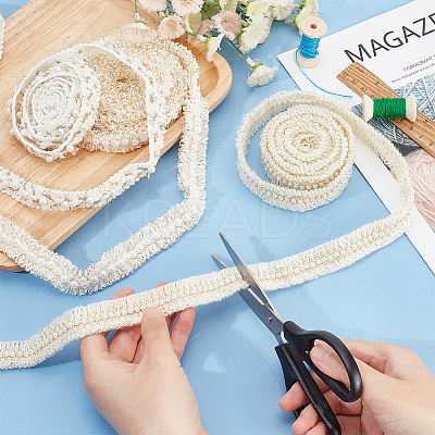 3Pcs 3 Styles Polyester Braided Lace Ribbons DIY-PH0021-26-1