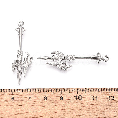 304 Stainless Steel Pendants STAS-N114-63P-1