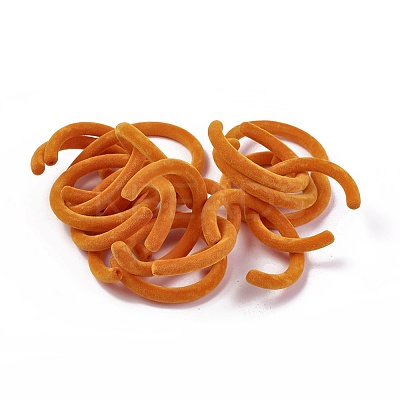 Flocky Acrylic Beads LS-X-OACR-L010-C-08-1