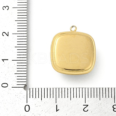 Ocean Theme 304 Stainless Steel Enamel Pendants STAS-Q352-03G-F-1