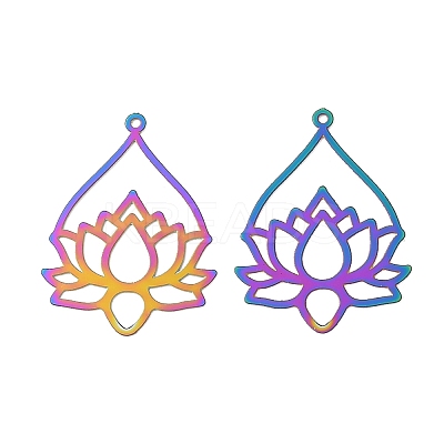 201 Stainless Steel Filigree Pendants SA-CBA8975-01-1