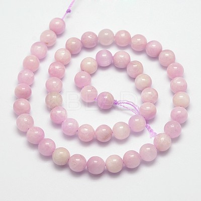 Natural Kunzite Beads Strands G-D856-03-8mm-1