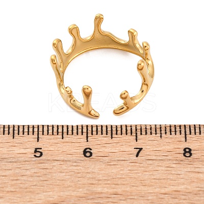 Marine Animal Theme 304 Stainless Stee Open Cuff Rings RJEW-Q005-01F-G-1