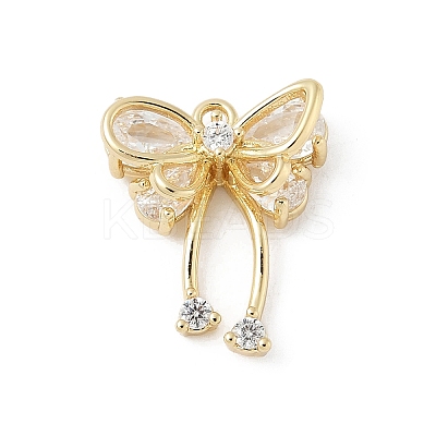 Brass Micro Pave Cubic Zirconia Pendants LS-KK-M326-18B-G-1