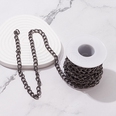 Aluminium Twisted Curb Chains CHA-YW0001-02-1