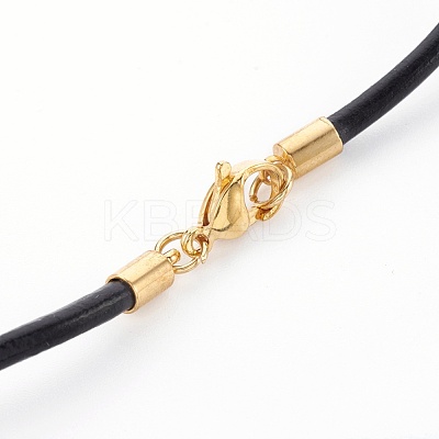 Leather Cord Necklace Making MAK-L018-06B-01-1