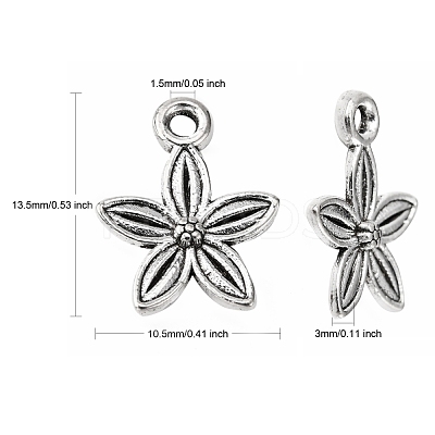 Tibetan Style Alloy Pendants LF0352Y-NF-1