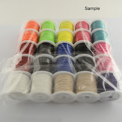 Korean Waxed Polyester Cords YC-R004-1.0mm-07-1