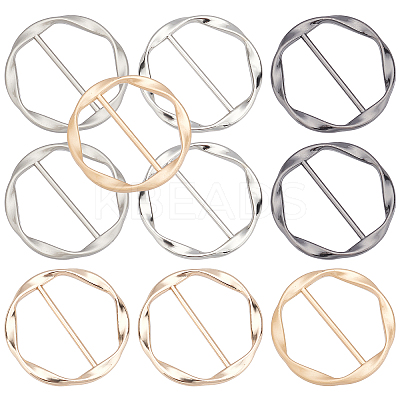 10Pcs 5 Colors Zinc Alloy Buckles FIND-GF0002-34B-1