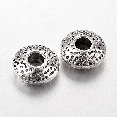 Tibetan Style Alloy Spacer Beads LS-TIBEB-R011-AS-FF-1