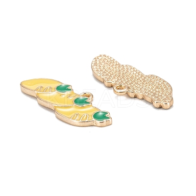 Alloy Enamel Pendants ENAM-O048-04KCG-E-1