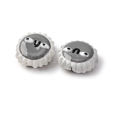 Fuuny Baking Paint Glass Enamel Beads LAMP-Q045-01A-1