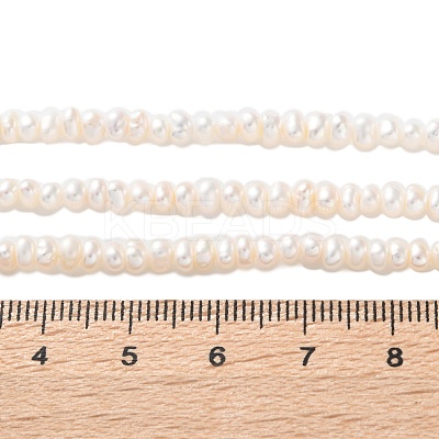 Natural Cultured Freshwater Pearl Beads Strands PEAR-I007-02I-01-1