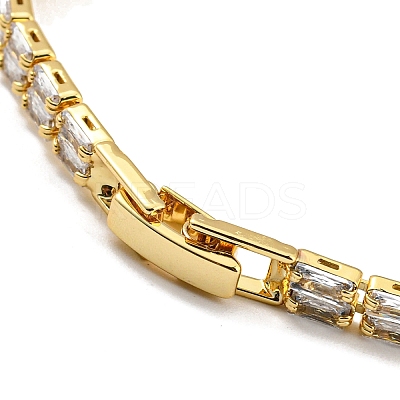 Rack Plating Brass Rhombus Link Bracelet BJEW-Q771-08G-1