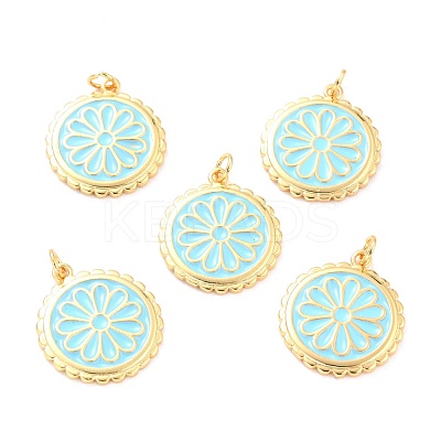 Real 18K Gold Plated Brass Pendants KK-L206-013G-03-1