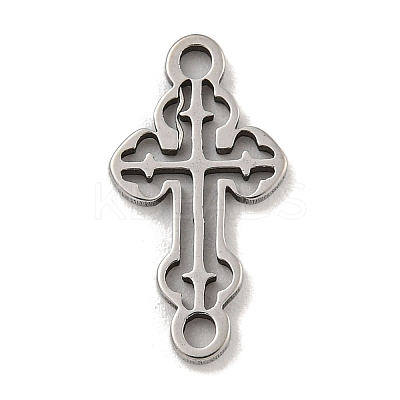 201 Stainless Steel Hollow Connector Charms STAS-S146-06P-1