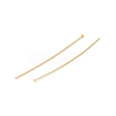 Brass Flat Head Pins KK-WH0058-03D-G01-1