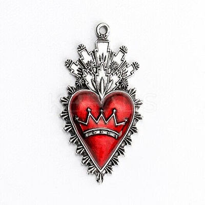 Alloy Enamel Pendants LS-FIND-WH0156-43C-1