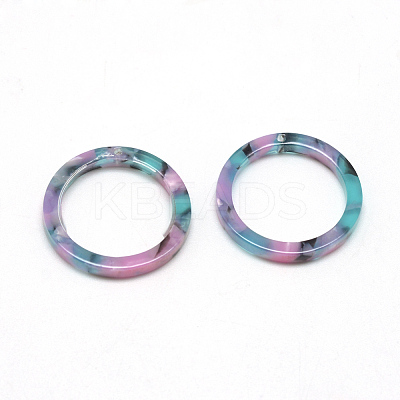 Cellulose Acetate(Resin) Pendants KY-S121F-A348-1