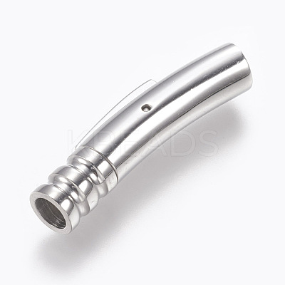 Tarnish Resistant 304 Stainless Steel Bayonet Clasps STAS-O114-050B-P-1