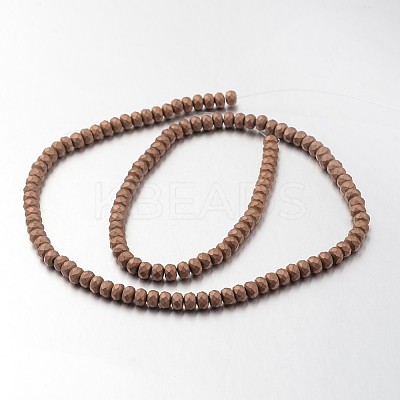 Electroplate Non-magnetic Synthetic Hematite Bead Strands G-F300-48B-F8-1