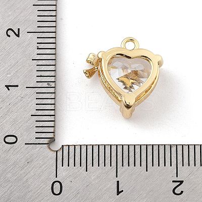Brass Micro Pave Cubic Zirconia Pendants LS-KK-K371-40B-G-1