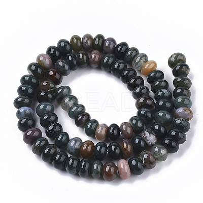 Natural Indian Agate Beads Strands G-S364-043-1