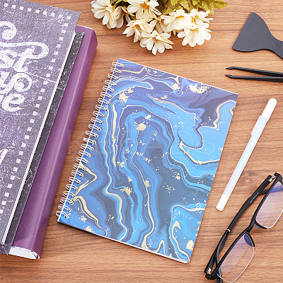 Sticker Collecting Loose-leaf A5 Spiral Bound Notebook AJEW-CP0007-84D-1