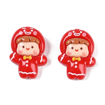 Christmas Opaque Resin Decoden Cabochons LS-CRES-M036-12F-1