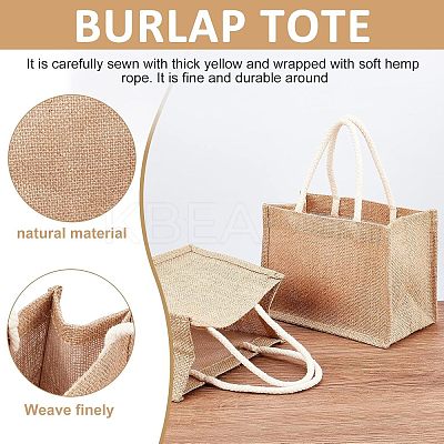 Jute Portable Shopping Bags ABAG-NB0001-50-1