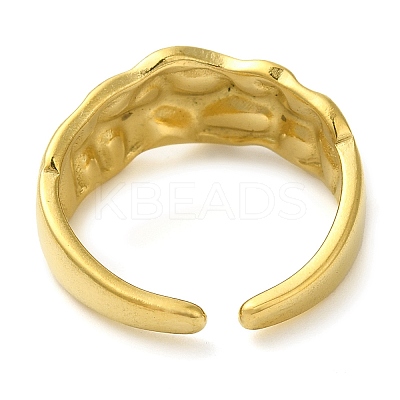 304 Stainless Steel Open Cuff Rings for Women RJEW-Z043-01B-1