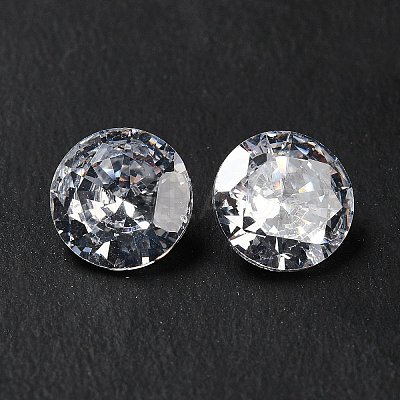 Cubic Zirconia Cabochons ZIRC-M002-7mm-007-1