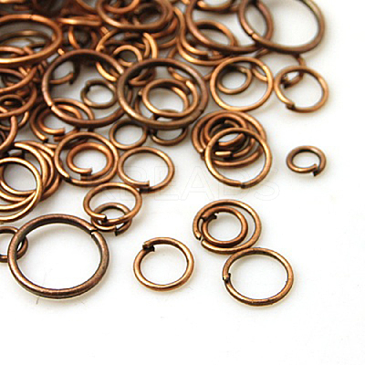1 Box Brass Open Jump Rings KK-X0059-R-NF-B-1