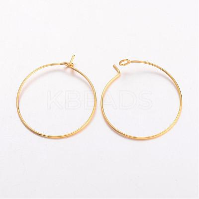 Brass Wine Glass Charm Rings Hoop Earrings X-EC067-2NFG-1