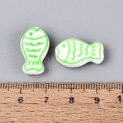 Handmade Porcelain Ceramic Beads PORC-Q005-05C-1