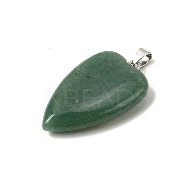 Natural Green Aventurine Pendants G-F820-04P-07-1