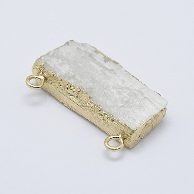 Natural Selenite Pendants KK-L158-68G-1