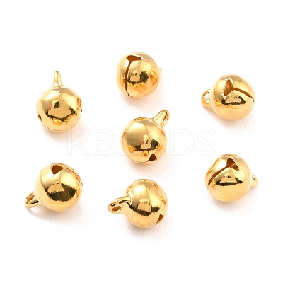 304 Stainless Steel Bell Charms STAS-C044-02C-G-1