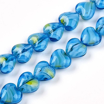 Millefiori Glass Beads Strands GLAA-T023-34G-1