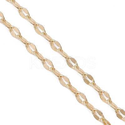 2.5MM Brass Dapped Chain Slider Necklace Making AJEW-JB01545-01-1