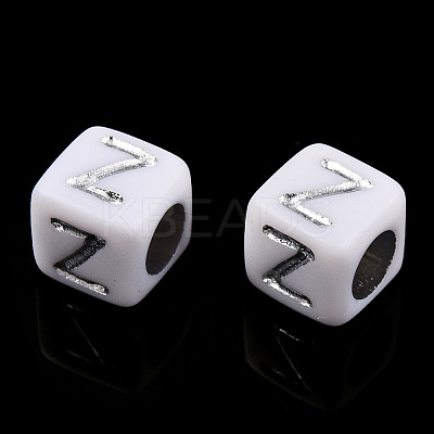 Plating Acrylic Beads SACR-S297-08-1