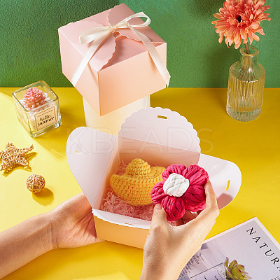 10Sets Square Paper Gift Boxes CON-TA0001-11B-1